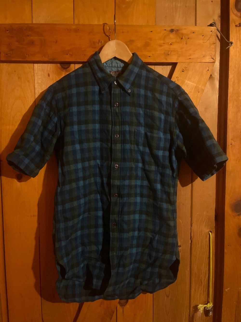 Pendleton Wool Shirt short sleeve button up